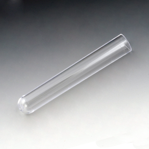 Globe Scientific Test Tube, 12 x 75mm (5mL), PS, 1000/Bag Test Tubes; Plastic Tubes; Round bottom tubes